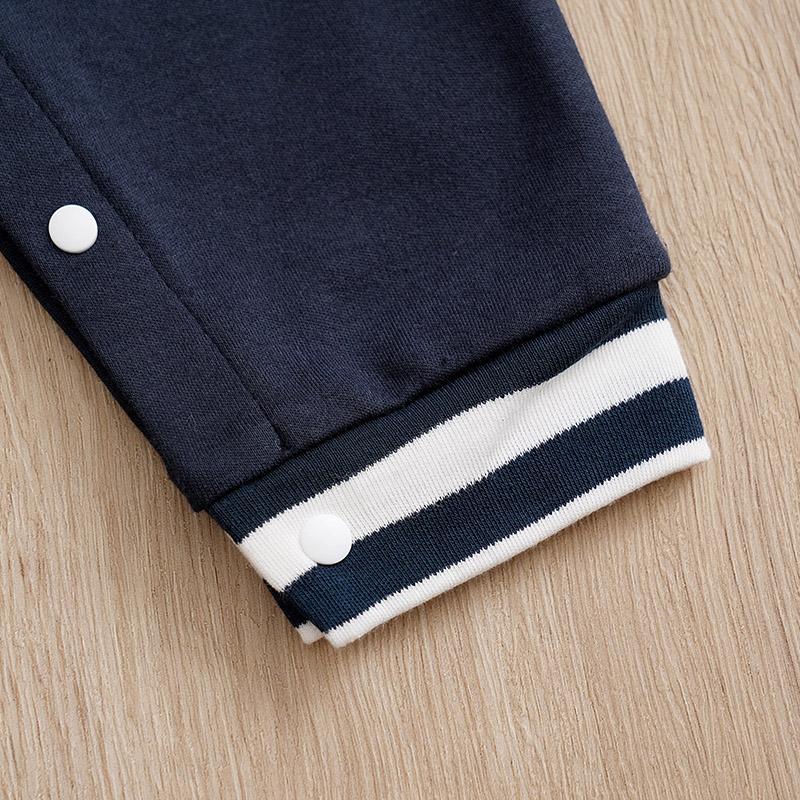 Одежда для бейсбола для новорожденных 0 3 6 9 12 месяцев Бостон Хлопок Длинные рукава Леггинсы Одежда для мальчиков Детский комбинезон Пижама Bebe