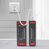 Тестер сетевого кабеля RJ45 RJ11 Светодиодный дисплей Тестер кабеля LAN Тестер целостности Сетевой провод Детектор телефонной линии Трассировщик