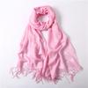 Fashion Spring Winter Scarves Women Wraps Solid Color Thin Shawl Lady Faux Cashmere Warm Headscarf
