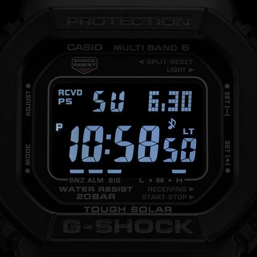 Casio Tough Solar Мировое радиоприемник Черные часы Новые G-SHOCK 6-полосные GW-M5610U-1BJF Мужские Бренд