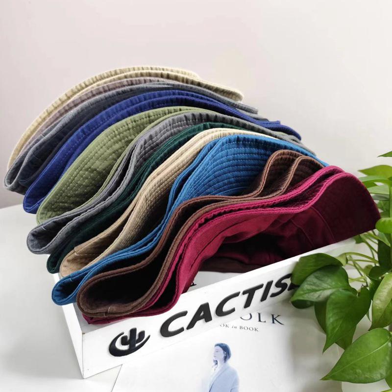 Панама рыбака 2025 серого цвета - женская и мужская большого размера, большой обхват головы, осенняя шляпа от солнца