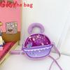 Cartoon Cute Star Jar Printed Children Round Single Shoulder Bag Crossbody