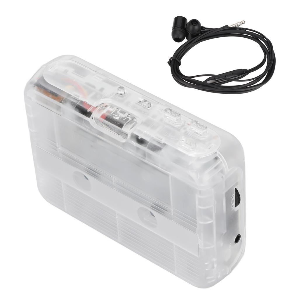 FM-радио кассетный плеер классический стиль многофункциональный Bluetooth 5.0 портативный кассетный плеер прозрачный