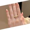 Factory 3*4mm Pear Cut VVS1 GRA Moissanite Eternity Rings Stack 925 Silver 14K Gold Plated Brushed Water Drop Handmade Jewelry