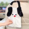Animal Shape Hanging Armrest Box Creative Seat Back Tissue Hanging Bag Puppy Car Tissue Box  Girls