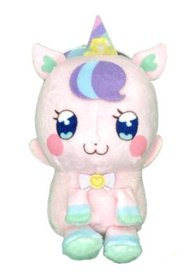 Замечательный PreCure! Фильм!""" Круглая плюшевая игрушка PreFace Vol.3, прибл.. 12см (Единорог Нико)