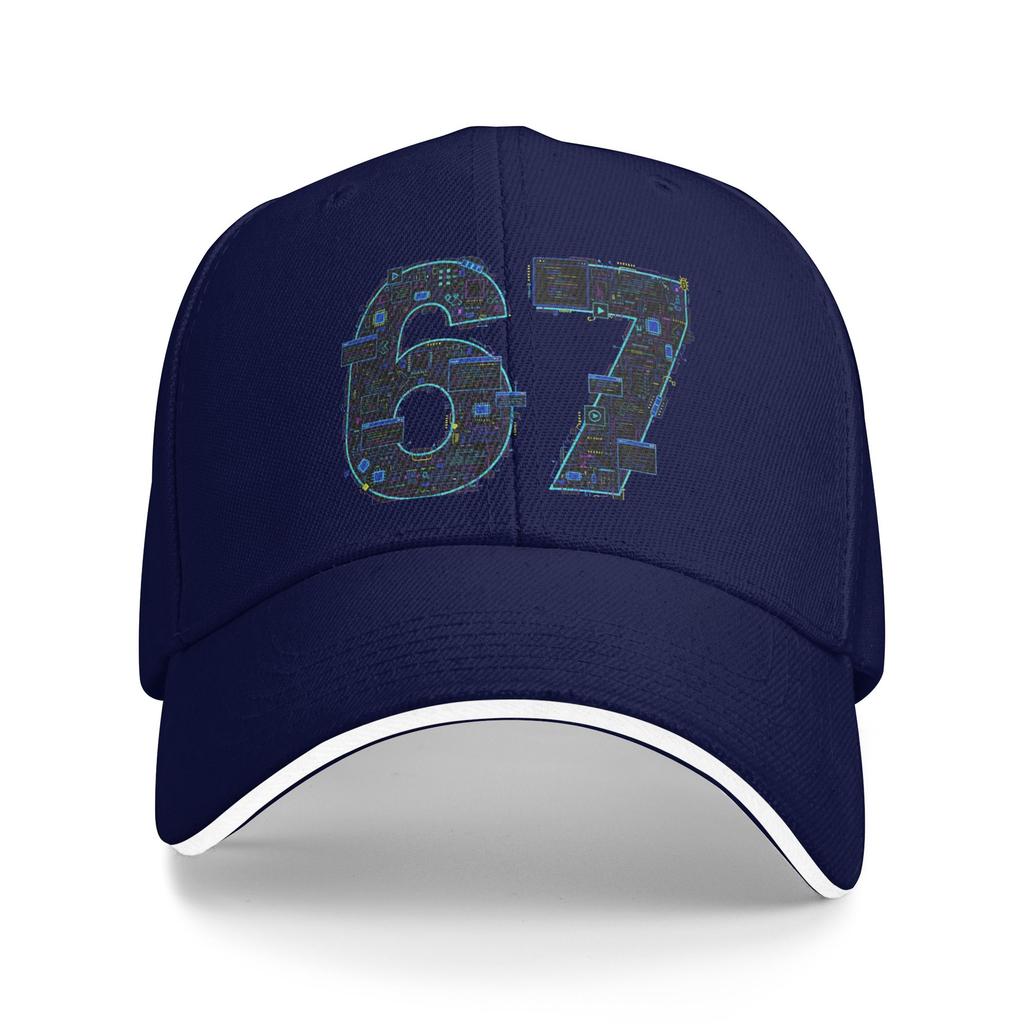 67 Six Seven Meme Programmer 67 Meme Sun Baseball Cap Summer Men Design Hip Hop Hats Quality Casual Hiking Fishing Snapback Cap