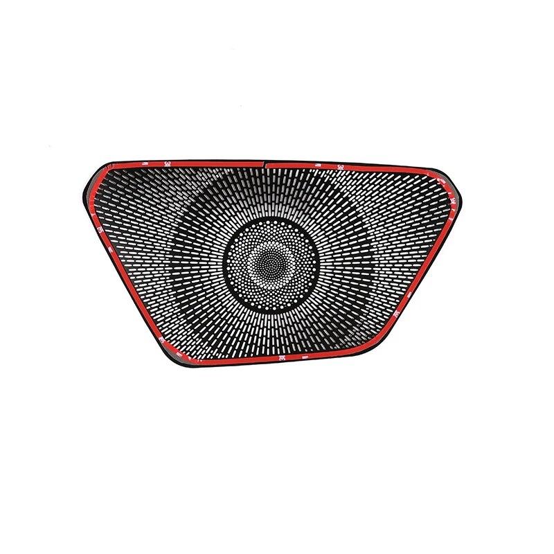 Aluminum Alloy Car Center Console Dashboard Loudspeaker Cover Decorative Frame Auto Accessories For BMW 3 Series G20 G28 -22