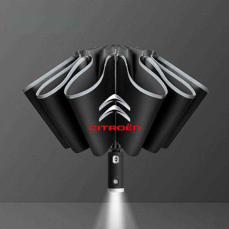 GEFR3 For Citroen 12 Bone Car Automatic Folding Umbrella Sunshade Accessories Grand Berlingo Celysee Xsara C4 Picasso C5 C3 Aircross