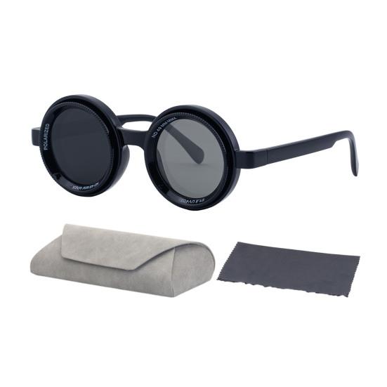 Солнцезащитные очки с регулируемой тонировкой, ретро, круглые, поляризационные, с линзами с ND-фильтром, мужские, женские, для активного отдыха, пляжные, для вождения, рыбалки, гольфа