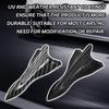10PCS Self-Adhesive Car Diffuser Shark Fin Kit, Waterproof Air Vortex Generator, Compatible With Pointed Spoiler Roof Wing Car Exterior Decoration