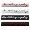 Autobiography Logo Car Stickers Emblem Auto Badge Decal