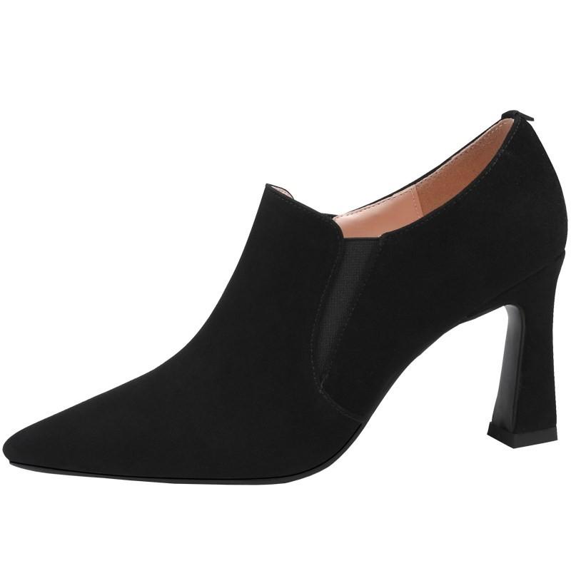 Модные женские босоножки 2024 Весна Новые дизайнерские туфли Острый носок Туфли на высоком каблуке Женские туфли-лодочки с острым носом