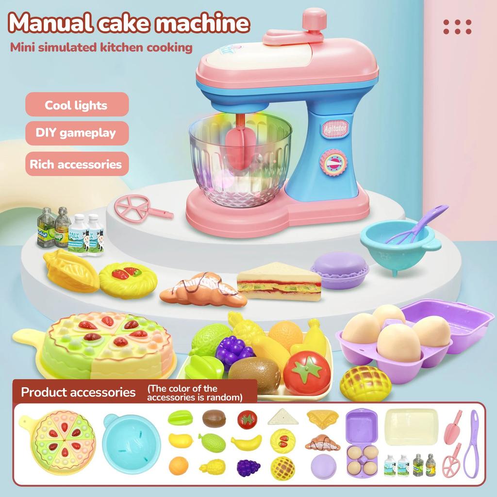 Игровой набор "Симулятор кухни" Миниатюрная еда Игрушки для ролевых игр Бытовая техника для дома Стирка Кухонная утварь Детские игрушки для ролевых игр Игра для девочек
