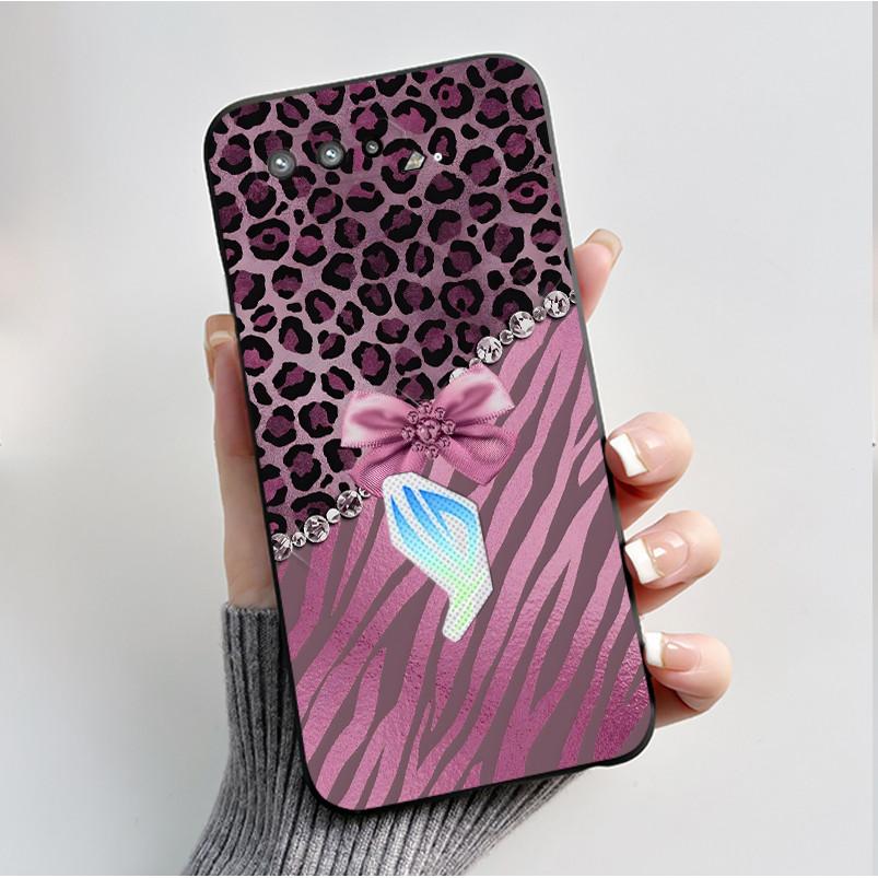 Case For Asus ROG Phone 5 5S Cover Fashion Butterfly Flowers Pattern Bumper Soft Black Silicone Case For Asus ROG5 ROG5S Casing