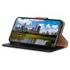 Flip case for Samsung Galaxy S25 Edge, leather, black