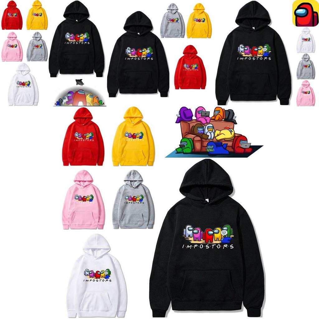 Mens Hoodies Impostor Graphic Anime Cartoon Sweatshirt Hip Hop Hoodie