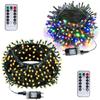 10m-100m String Lights LED Remote Control Fairy Lights Christmas Garland For Outdoor Garden Party New Year Terrace Street Tree Decoration