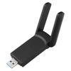 1300M Dual Band WiFi Adapter 2.4G 5.8G USB3.0 Interface Adjustable Signal Sensitivity WiFi Adapter