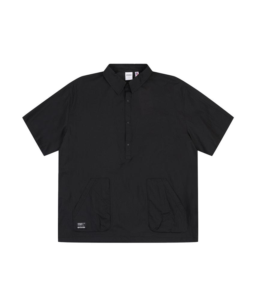 OUTDOOR PRODUCTS Short Sleeve Collar Anorak (Black)
