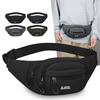 Мужская поясная сумка для занятий спортом на открытом воздухе, большая вместимость для хранения, износостойкая, легкая, водонепроницаемая нагрудная сумка, многофункциональная сумка через плечо