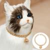 Adjustable Dog Cat Chain Collar with Bell Exquisite Fashionable Pet Jewelry Pet Accessories