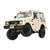 WPL JAPAN Suzuki Jimny (JA11C) Soft Top Canopy 1/10 Scale Outdoor Radio Control 4WD Rock Crawler with Technical Approval and Battery Included (White)