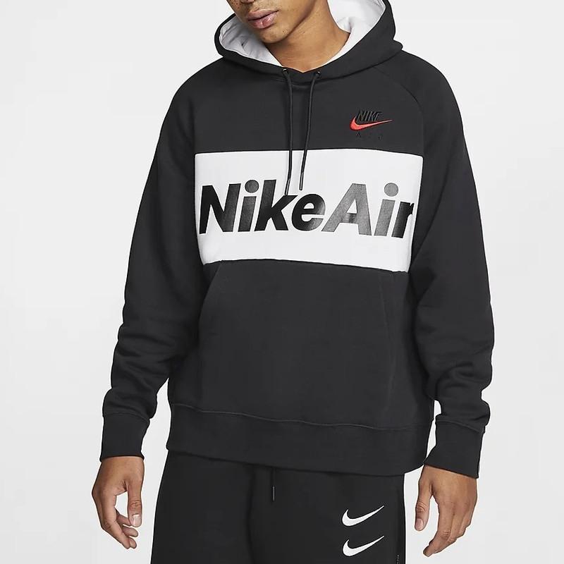Nike Толстовки Мужские Черные С Капюшоном Умеренная Обычная CJ4825-010