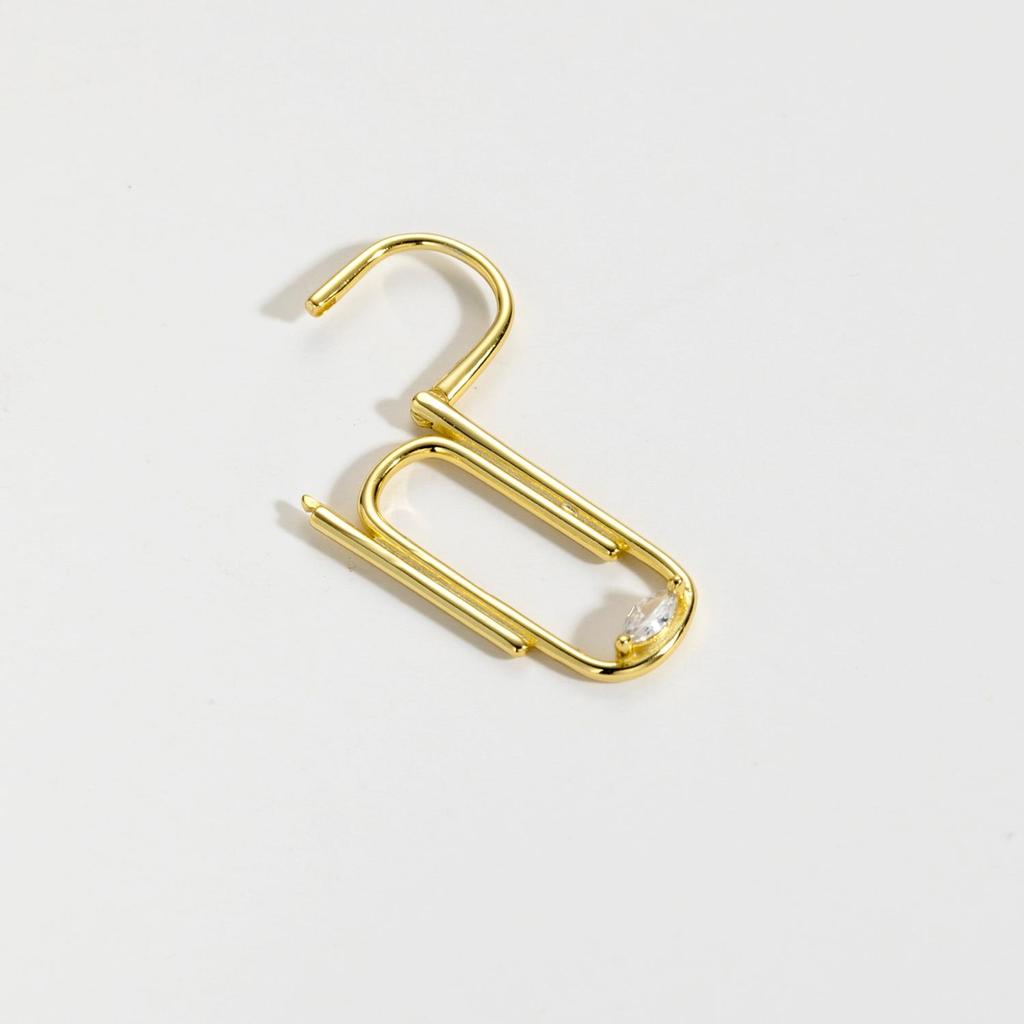 ANDYWEN Женские серьги из стерлингового серебра 925 пробы, золотые и серебряные простые серьги на спине 2023, модный бутик ювелирных изделий