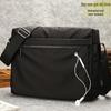 Men's Waterproof Oxford Cloth Crossbody Shoulder Bag - Large Capacity Canvas Messenger Backpack