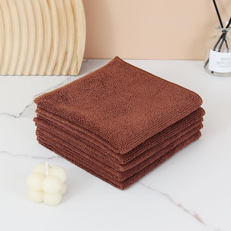 Cross-Border Microfiber Kitchen and Car Cleaning Cloths - Absorbent, Non-Shedding Towels and Scouring Pads