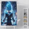 Shower Anime For G-Gokus Curtain Waterproof Polyester Fabric Paint Colorful Bath Curtains Home Bathroom Decor Curtain With Hook