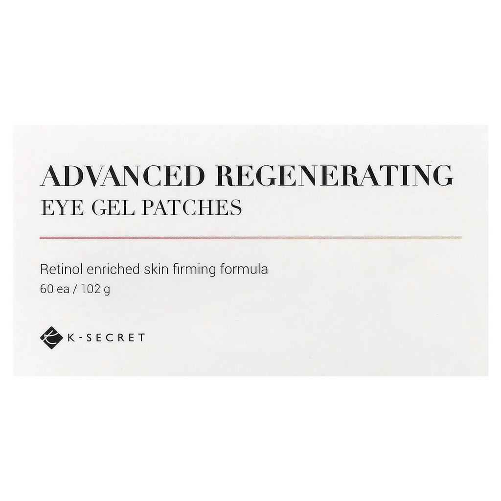 K-Secret Eye Gel Patches, Advanced Regeneration, 60 Patches, 102g