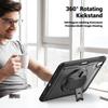 Для iPad Эйр 11 (2025) M3 A3266/(2024) Чехол-подставка M2 A2902 с вращающейся подставкой, ударопрочный чехол для планшета из ПК + ТПЭ с ремешком для руки