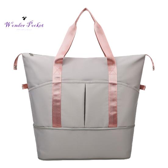 Сумка для спортзала большой вместимости с застежкой-молнией Многоразовая сумка для йоги и фитнеса Водонепроницаемая спортивная сумка для занятий спортом на открытом воздухе с плечевым ремнем Портативная одежда для секса для взрослых