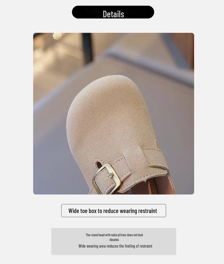 Новые мягкие кожаные лоферы для детей 2025 года - Весенне-осенняя обувь для мальчиков и девочек