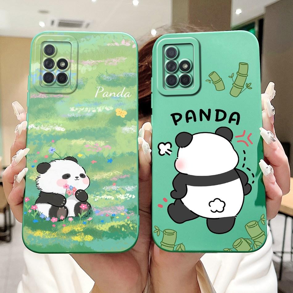 Для Samsung Galaxy A71 Милый Мультяшный Чехол-Кот Панда Для Samsung A71 4G SM-A715F Мягкий Силиконовый Ударопрочный Чехол