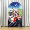  Arch Backdrop Cover Thick Fabric Custom Party Decoration Bold Dynamic Character Birthday Event Styling Decor Supplies