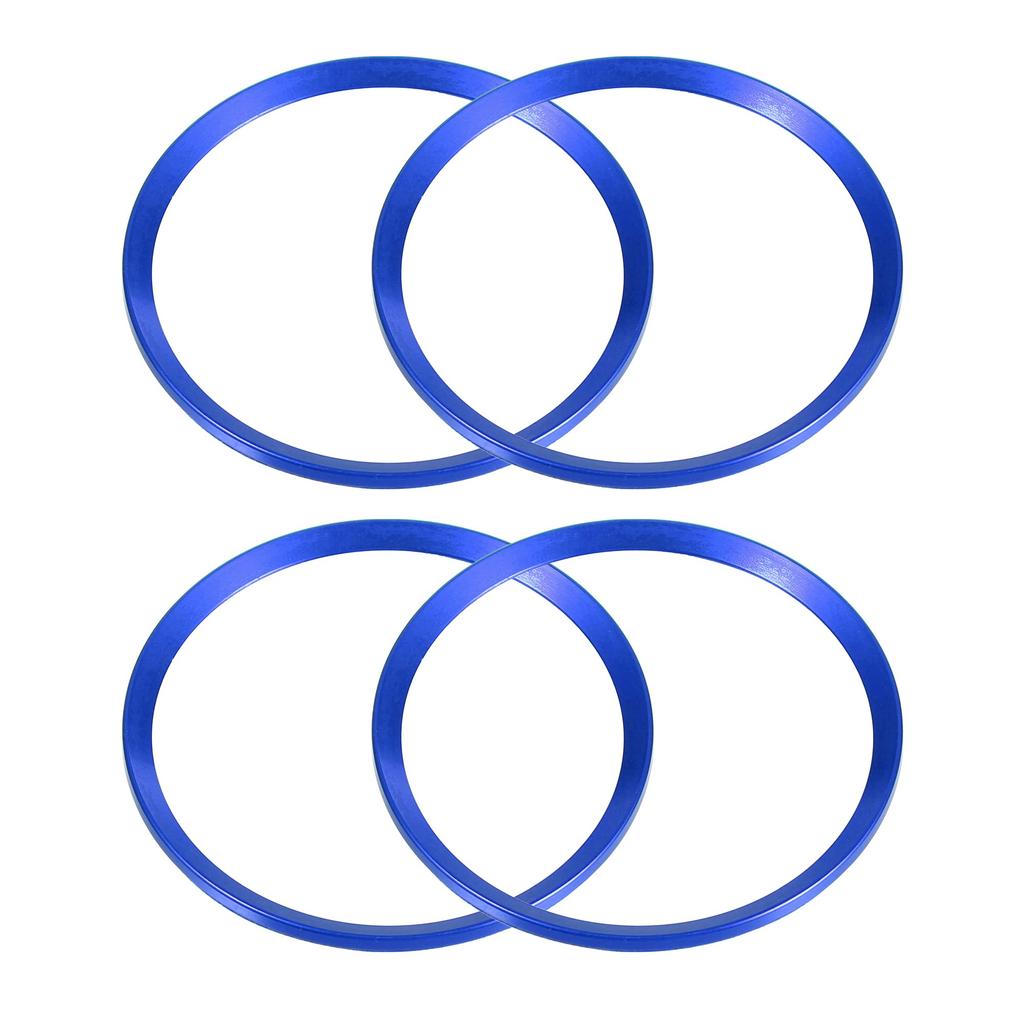 A ABSOPRO Wheel Hub Center Covering Decoration Trim for Hon Da Civic 2016-2021 Blue Set of 4