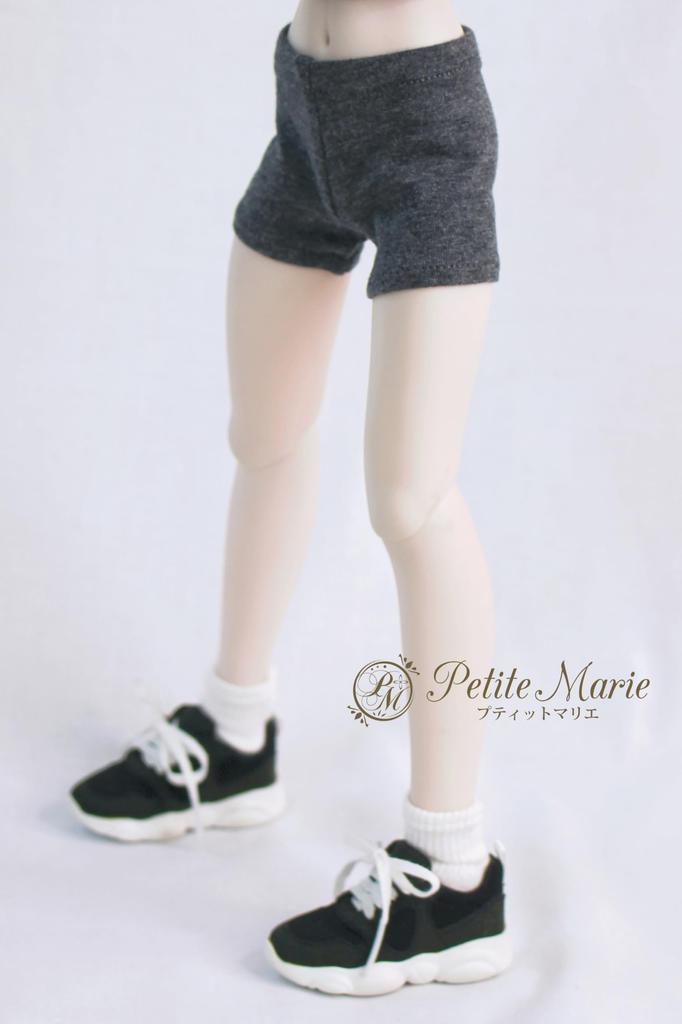 Маленький размер Мари BJD Темный Подходит 40 см Фитнес Повседневный Повседневный Подходит Куклы BJD 1/3 Леггинсы, Серый, Куклы, Длина 1/4, Брюки, Брюки, Носить, [№0154]