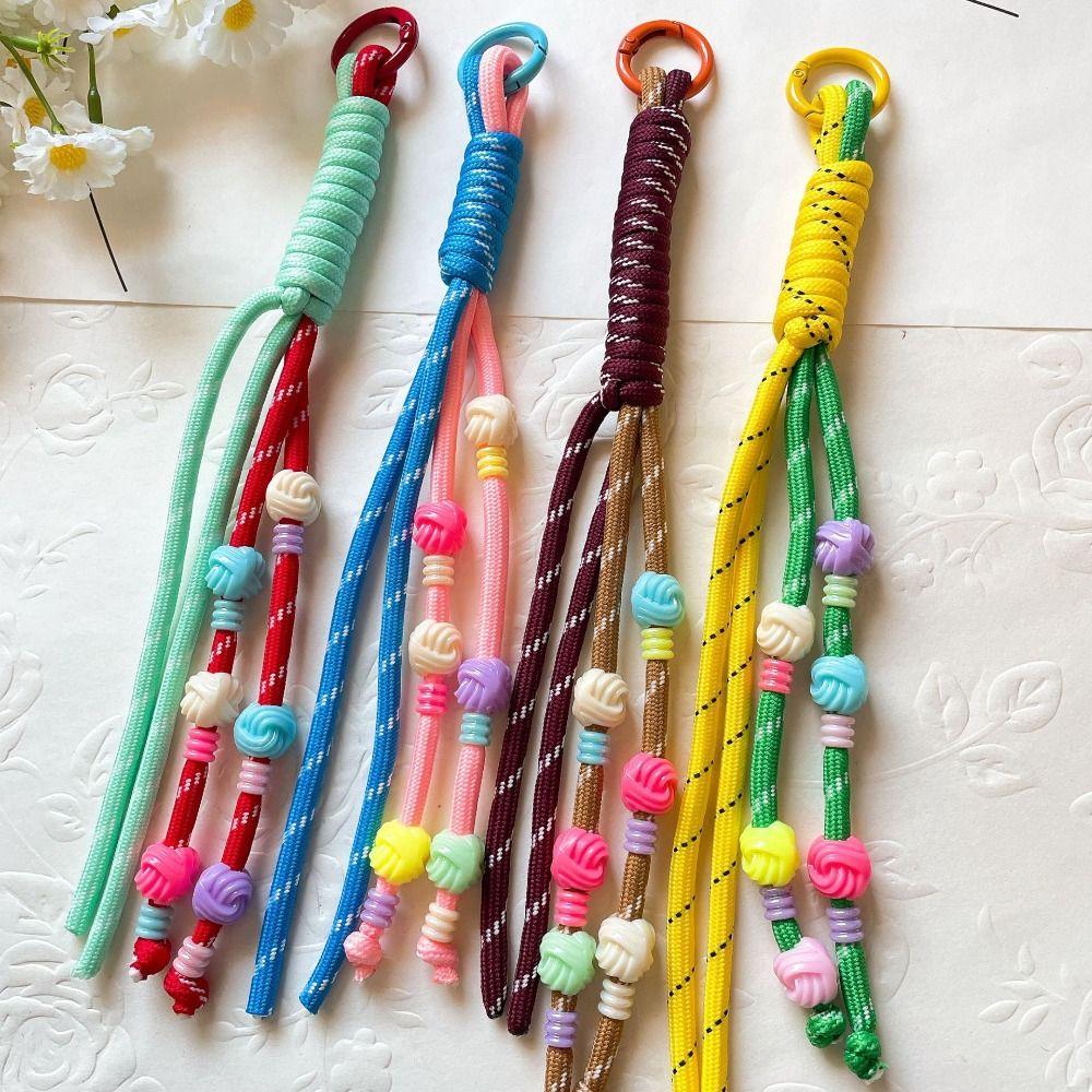 Ретро Нейлоновая веревка подвеска Нейлоновый автомобильный брелок INS Braid Rope брелок автомобильный ключ подвеска