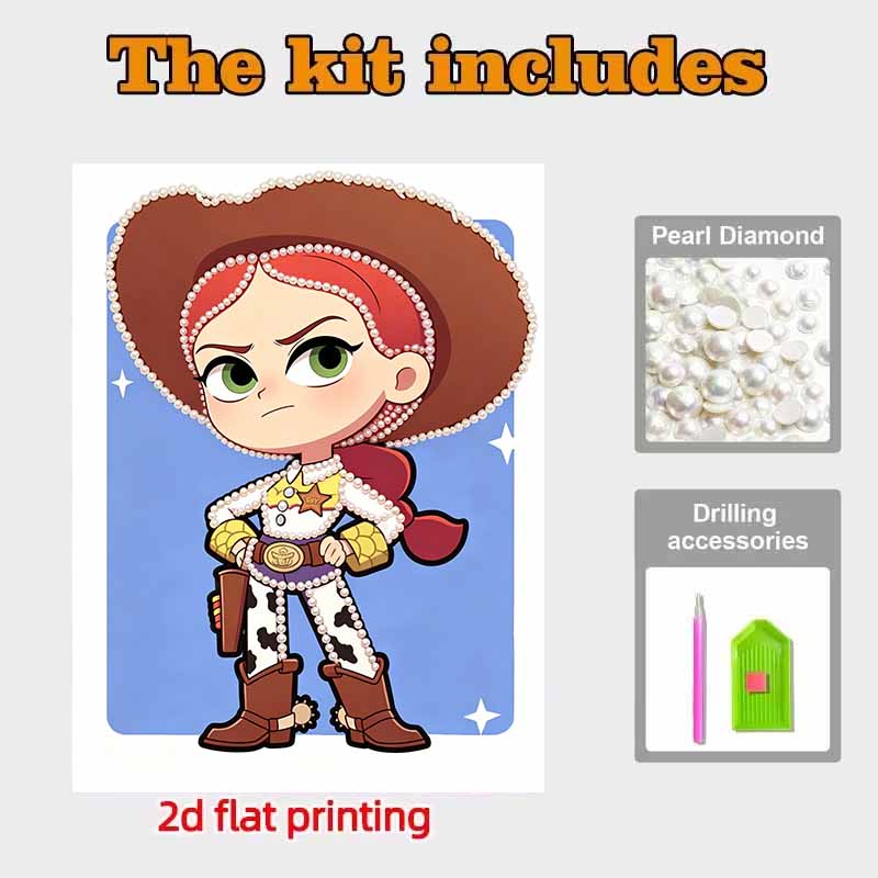 Disney Pearl Painting Trish Toy Story Art Kit Adult Beginner Home Wall Decor Special Shape