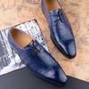 Модная Роскошная Повседневная Мужская Обувь из Натуральной Кожи Удобные Дерби Деловая Формальная Обувь Мужская Zapatillas Hombre Ручной Работы Мужская Классическая Обувь