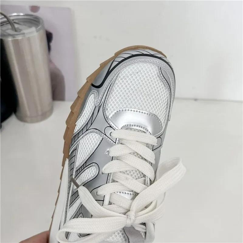 Women Sneakers Summer Platform Leather Waterproof Casual Shoes for Woman Lightweight Breathable Flats Non-slip Shoes