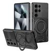 Чехол для телефона Samsung Galaxy S26 S24 Ultra S25 FE S23 S22 Plus A07 A17 A16 A56 A36 A55 с магнитным держателем-кольцом Защитная крышка