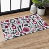 Cool Black Lab Indoor Door Mat,Labrador Dog Portrait Doormat,Non-Slip Rubber Backing Floor Mat,Entry Rug,for Living Room,Office