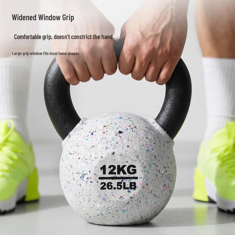 PROIRON 12KG Rubberized Cast Iron Kettlebell