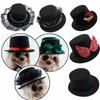 Pet Accessories Dog Costume Top Hat Party Cosplay Dogs Caps Headwear Pet Gentleman Hats Cowboy Hat