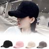 Winter Sports Thicken Warm Baseball Cap Hip Hop Cap Wool Peaked Hat