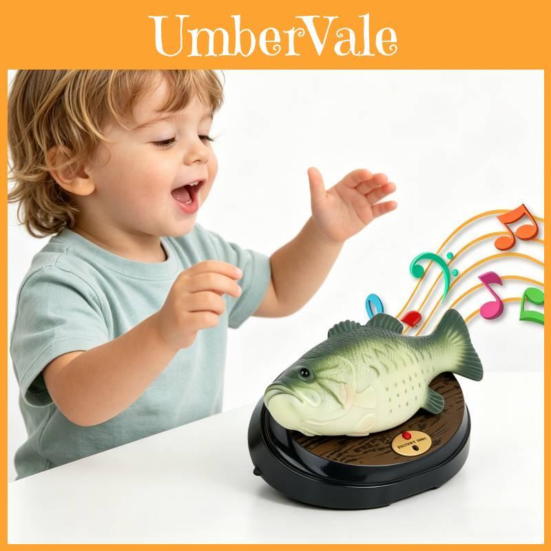 Realistic Moving Electronic Fish Toy With Singing And Dancing For Childrens Play